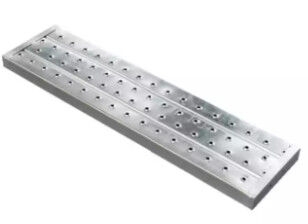 Factory Price Q235 Certified 2M Steel Galvanized Scaffolding Planks with Box Stiffener