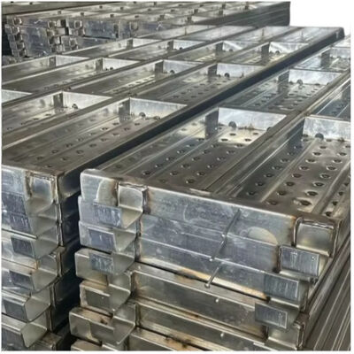 Aluminum Staging Planks, 250mm Width, 3.6m Max Length, Punch Anti-slip Surface, Alloy Aluminum Staging Planks for Scaffold Working Platform BYTHAI
