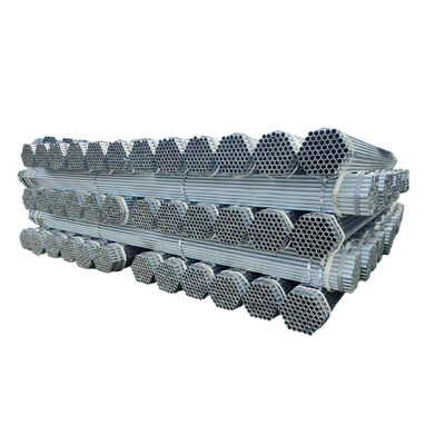 scaffolding galvanized pipe Q235 steel 48.3mm outer diameter 3.2mm wall thickness 1‑6m cuttable length for building site scaffolding frame assembly BYTHAI