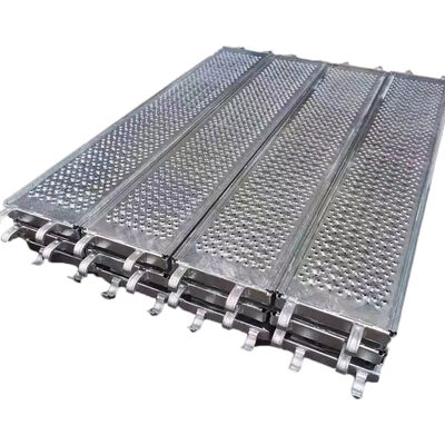 long aluminum scaffold plank high strength aluminum alloy anti-slip walk surface reinforced rib for scaffolding platforms and construction site pedestrian access BYTHAI