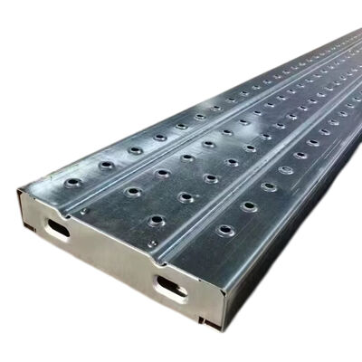 planking in construction Q235 hot dip galvanized steel anti-slip surface reinforced structure for building site platforms and temporary walkway decks BYTHAI