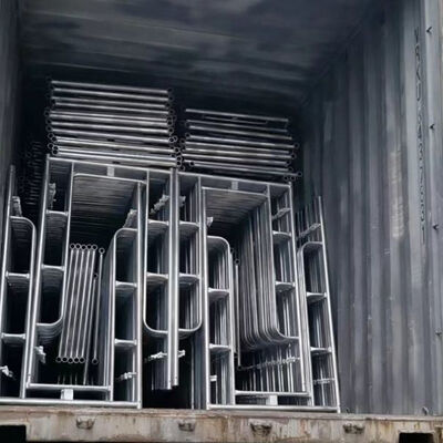 Hot Dip Galvanized 1219x1524mm Walk Through Frame System