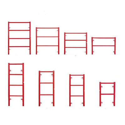 Building Materials H Type Steel Rolling V Lock Powder Coated Mason Frame Scaffolding