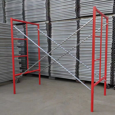Construction Staging Access Step Climbing Frame Scaffold Load Capacity 1000kg with Powder Coating